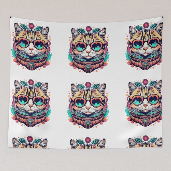 Item preview, Crazy about cats designed and sold by SabyDigitalArt.