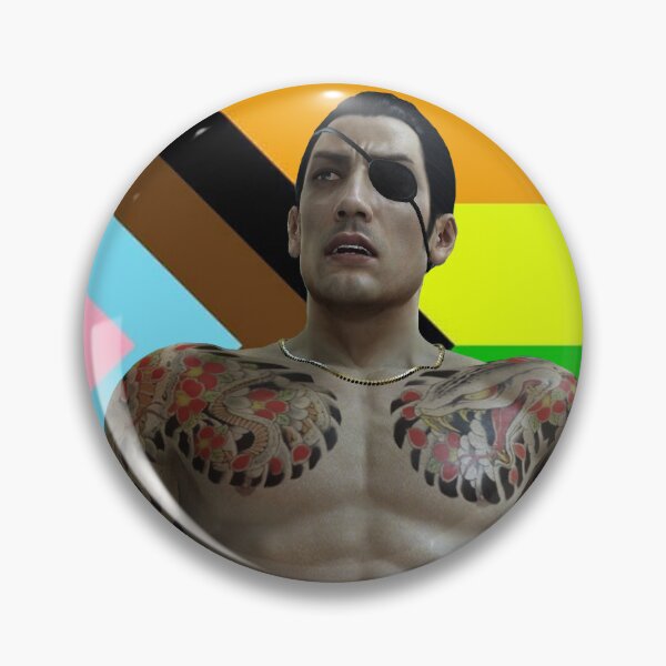 Item preview, Goro Majima - Yakuza/Like A Dragon - Progress Pride Flag designed and sold by Amanda Young.