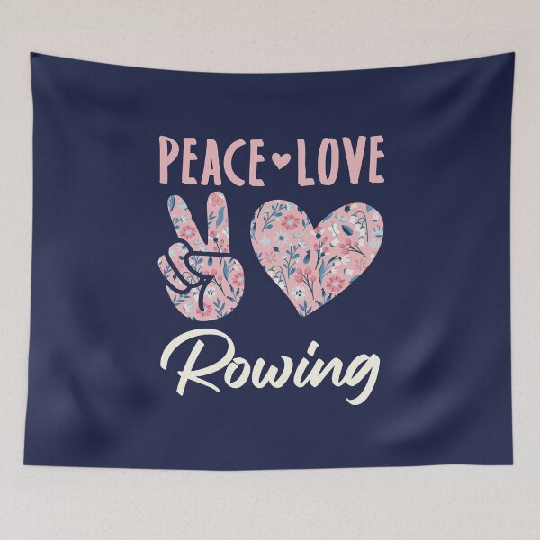 Item preview, Peace Love Rowing designed and sold by jaygo.