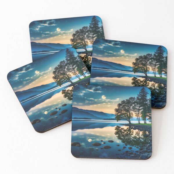 Item preview, Moon rise on the Lake designed and sold by Glenburn Graphics.