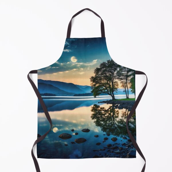 Item preview, Moon rise on the Lake designed and sold by Glenburn Graphics.