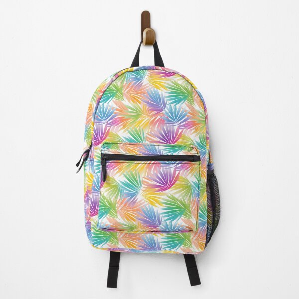 Item preview, Coconut leaf pattern in rainbow tones designed and sold by SasiPen.