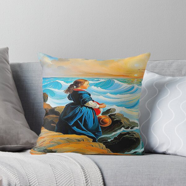 Item preview, Girl in front of the sea. designed and sold by Giulivo Store Graphic.