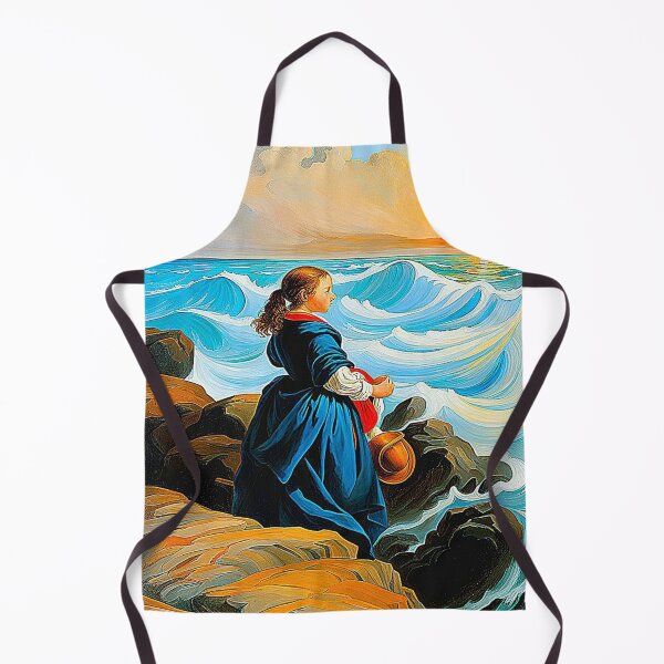 Item preview, Girl in front of the sea. designed and sold by Giulivo Store Graphic.