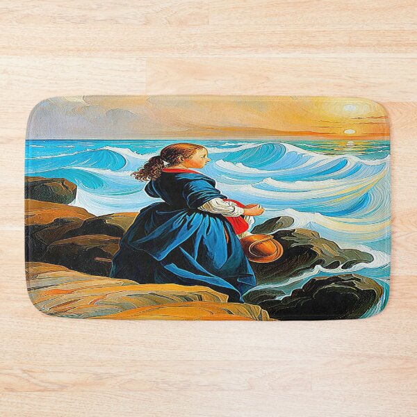 Item preview, Girl in front of the sea. designed and sold by Giulivo Store Graphic.