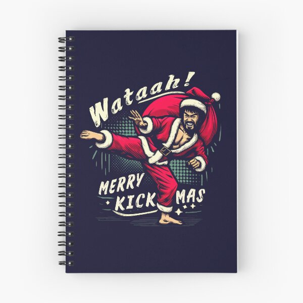 Artikelvorschau, Fröhliche Kickmas von Kung Fu Santa entworfen und verkauft von blindninja.