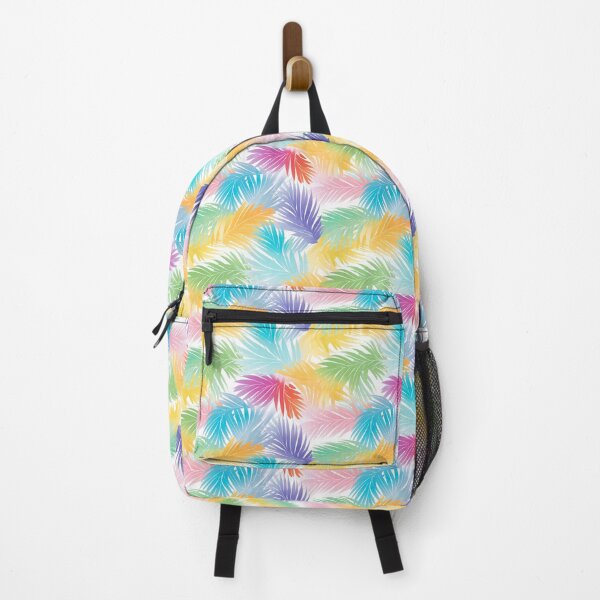 Item preview, Coconut leaf pattern in rainbow tones designed and sold by SasiPen.