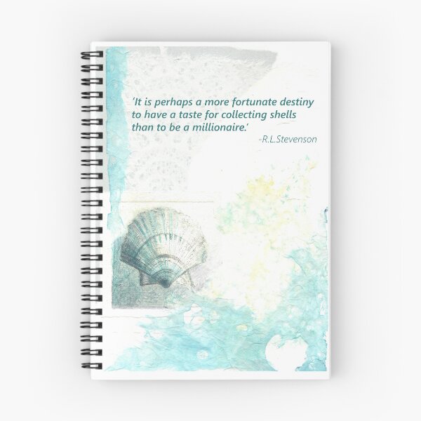 Item preview, '...a taste for collecting shells...' R. L. Stevenson designed and sold by LisaLeQuelenec.