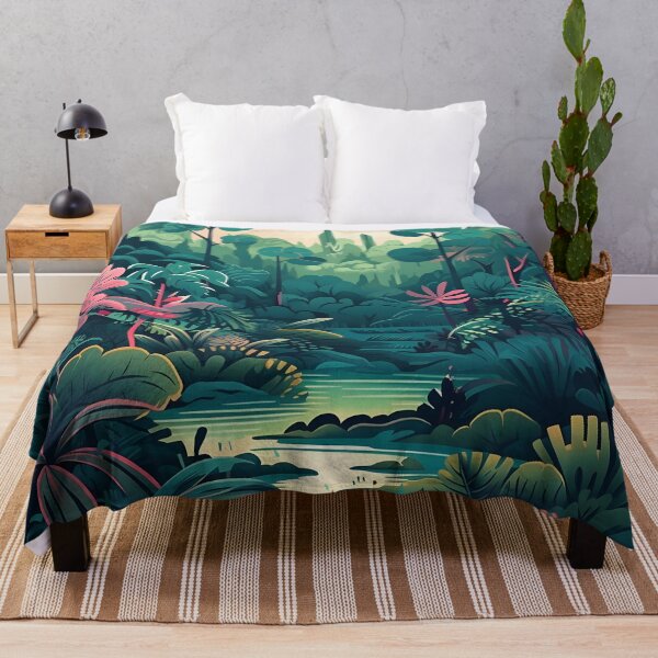 Item preview, Colorful Tropical Forest designed and sold by Bomba Visual.