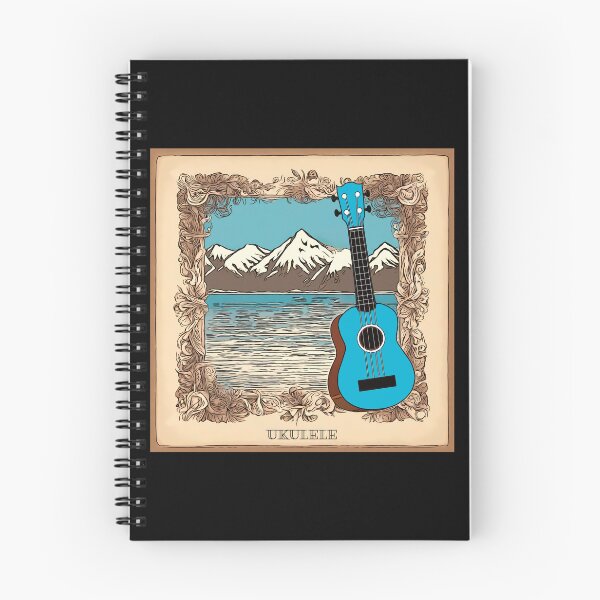 Item preview, Ukulele in the snow designed and sold by piesdesignart.