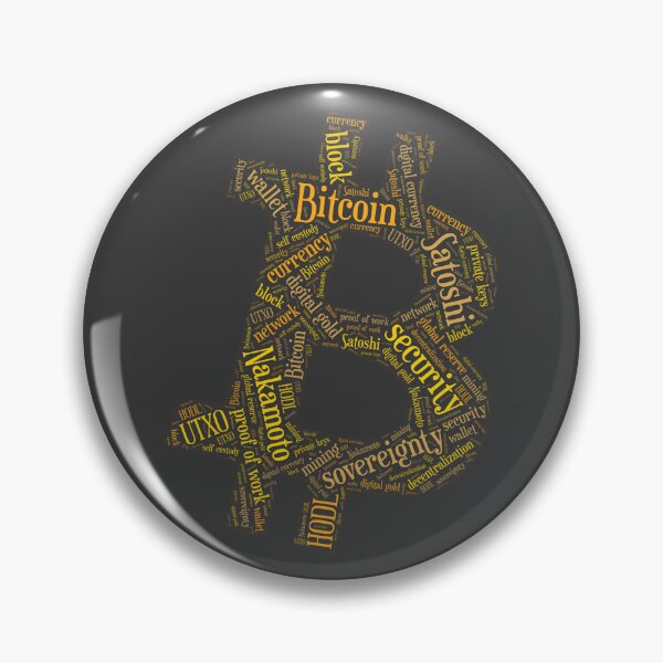 Item preview, Bitcoin Symbol Wordcloud for Darker Backgrounds designed and sold by WordsYouLove.