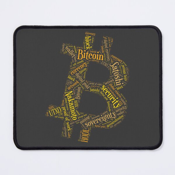 Item preview, Bitcoin Symbol Wordcloud for Darker Backgrounds designed and sold by WordsYouLove.