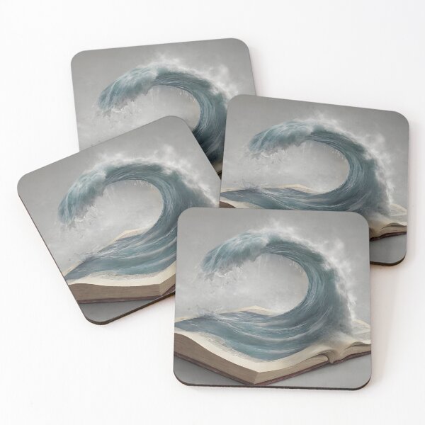 Item preview, Wave Coming Out of a Book - Cool Art designed and sold by joejiing.