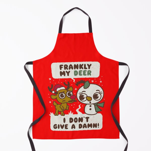 Item preview, Frankly My Deer I Don't give a Damn - Festive twist on a Classic designed and sold by WeirdPunderful.