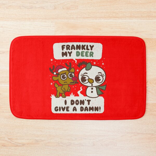 Item preview, Frankly My Deer I Don't give a Damn - Festive twist on a Classic designed and sold by WeirdPunderful.