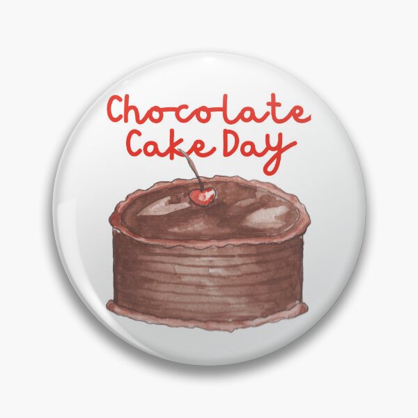 Item preview, National Chocolate Cake Day designed and sold by Simo0455.