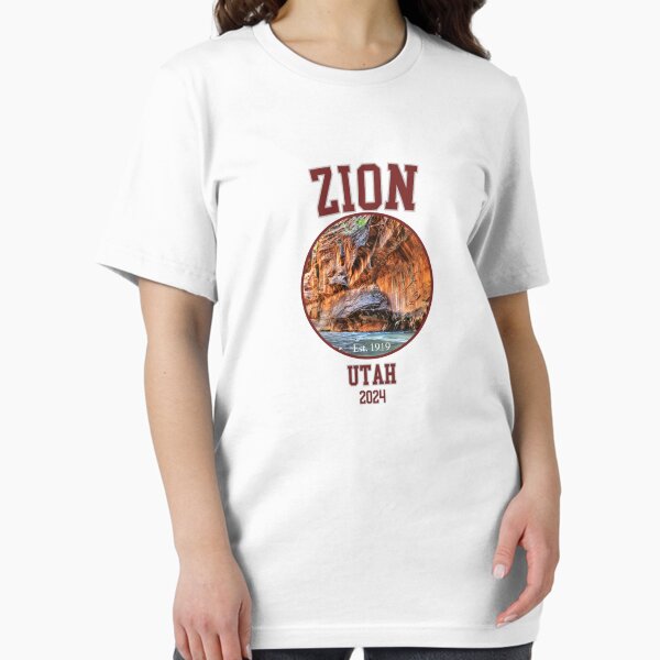 Vista previa del artículo con la obra «Parque Nacional Zion Utah», diseñado y vendido por WanderQuestCo.