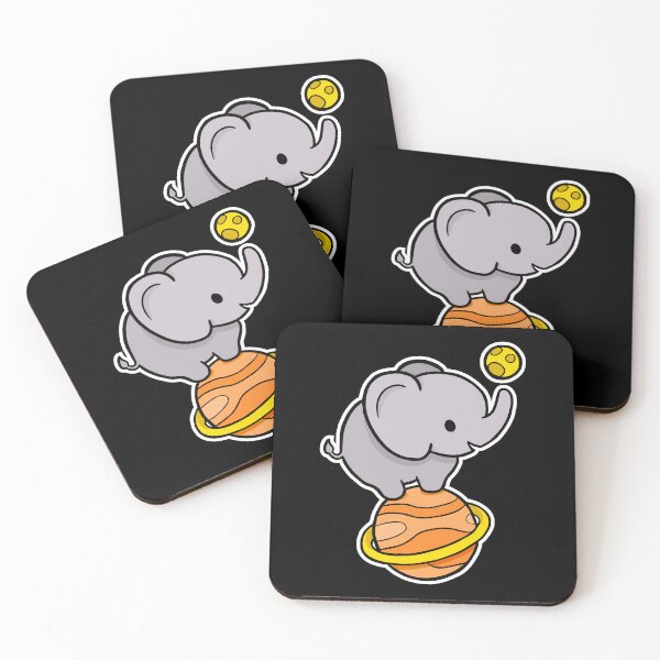 Item preview, Cute Elephant on a Planet, Science designed and sold by TalesOfScience.