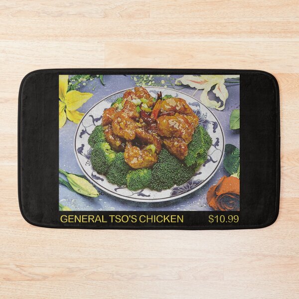 Item preview, General Tso's Chicken | Retro Chinese Food Menu Board designed and sold by theoralcollage.