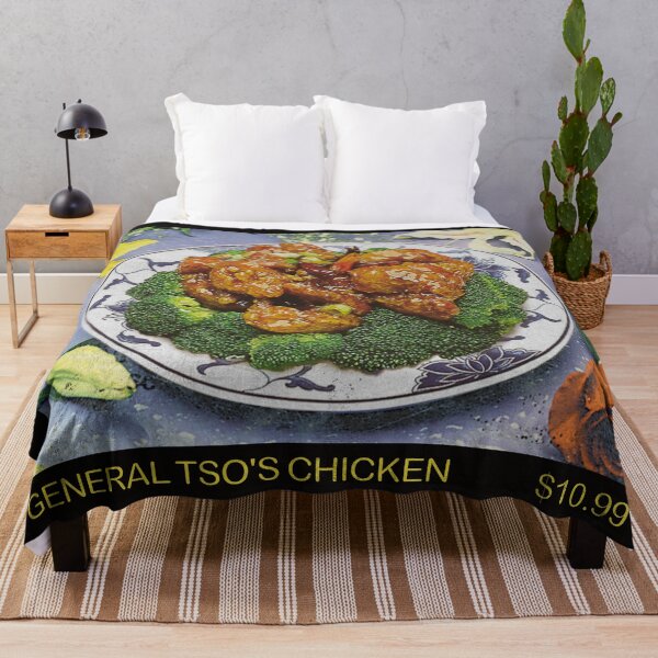 Item preview, General Tso's Chicken | Retro Chinese Food Menu Board designed and sold by theoralcollage.