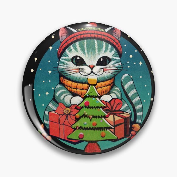 Item preview, Cute  cat wishing you a purfect Christmas designed and sold by allabtmeowlife.