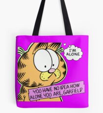 Bolsa de tela Garfield está solo