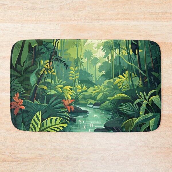 Item preview, Colorful Tropical Rainforest designed and sold by Bomba Visual.