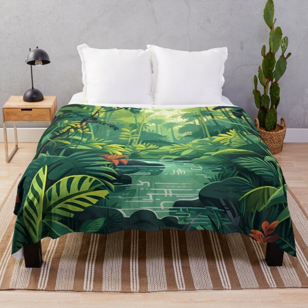 Item preview, Colorful Tropical Rainforest designed and sold by Bomba Visual.