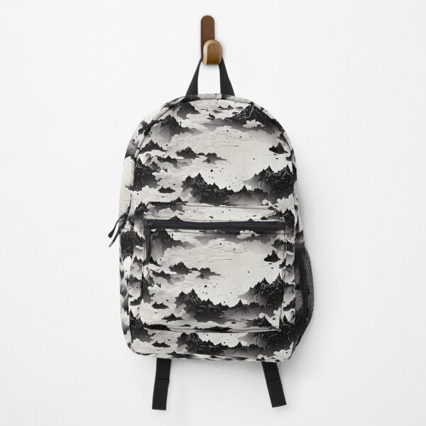 Item preview, ARTISTIC BLACK SPACE MOUNTAINS IN THE CLOUDS designed and sold by NAG5089A.