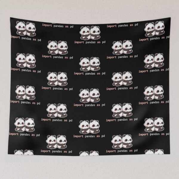 Item preview, Import pandas as pd, cute funny data science designed and sold by TalesOfScience.