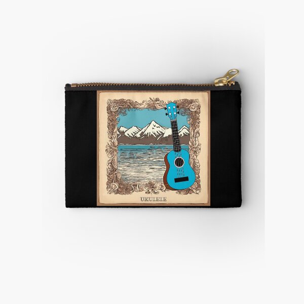 Item preview, Ukulele in the snow designed and sold by piesdesignart.