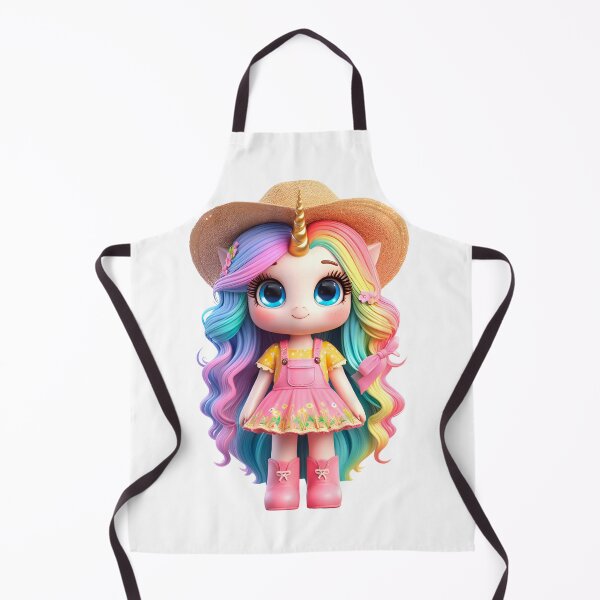 Item preview, Cute Rainbow Unicorn Farmer designed and sold by Nathalymx.