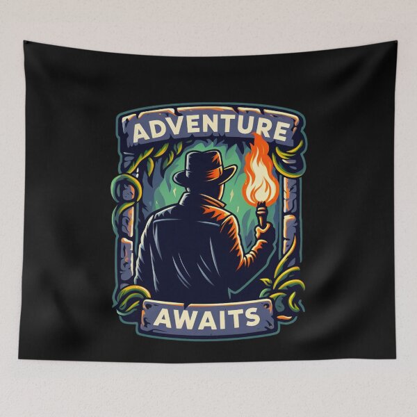 Item preview, Adventure Awaits - Explorer Silhouette designed and sold by Fenay Designs.
