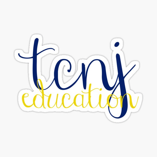 TCNJ Education Sticker Sticker
