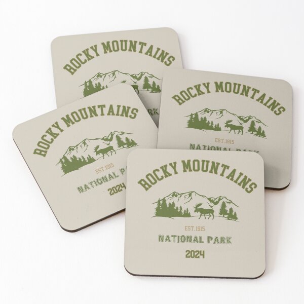 Item preview, Rocky Mountains National Park Vintage Design Colorado designed and sold by WanderQuestCo.