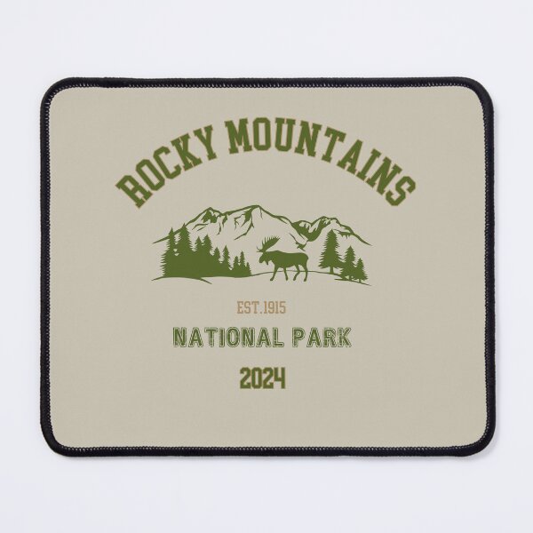 Item preview, Rocky Mountains National Park Vintage Design Colorado designed and sold by WanderQuestCo.
