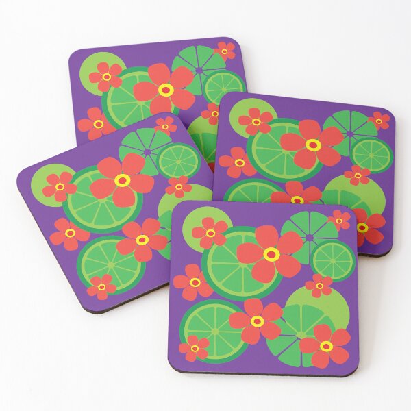 Item preview, Limes and Nasturtium designed and sold by twotoucans.