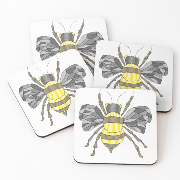 Item preview, abstract bee designed and sold by Soy-Angy.