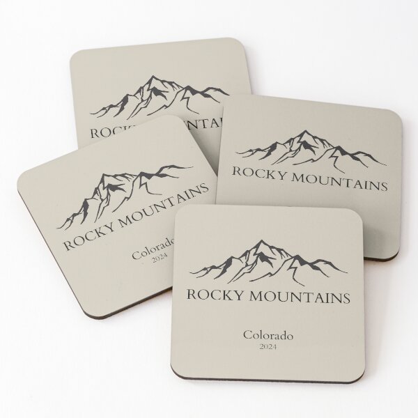 Item preview, Rocky Mountains National Park Vintage Design Colorado designed and sold by WanderQuestCo.