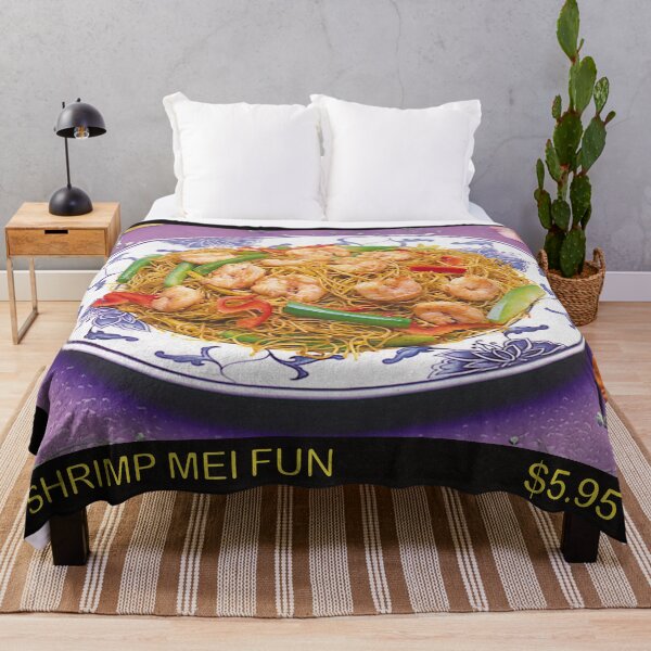 Item preview, Shrimp Mei Fun | Retro Chinese Food Menu Board designed and sold by theoralcollage.