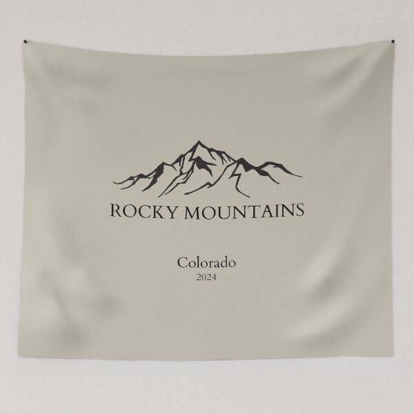 Item preview, Rocky Mountains National Park Vintage Design Colorado designed and sold by WanderQuestCo.