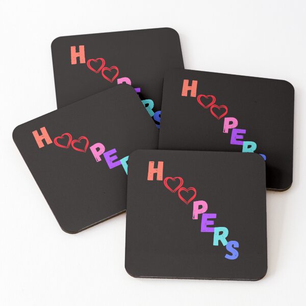 Item preview, Dog Hoopers - Hoopers, with hearts, colorful designed and sold by LBKdesigns.
