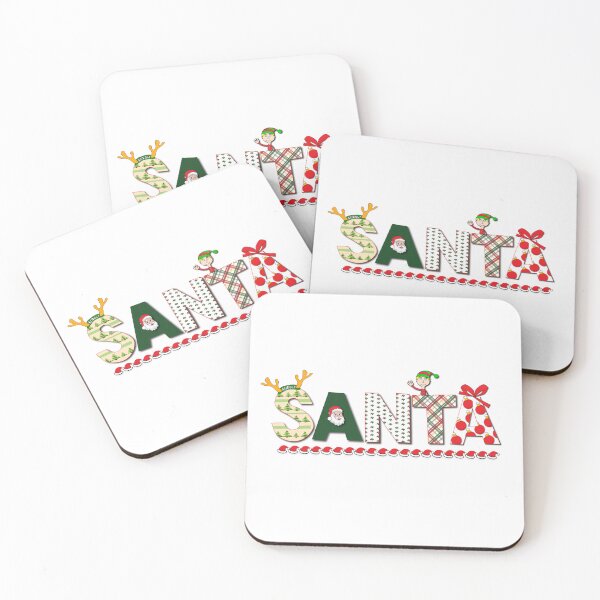 Item preview, Santa in Big Letters designed and sold by verlnelson.