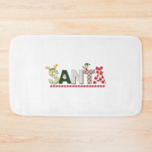 Item preview, Santa in Big Letters designed and sold by verlnelson.