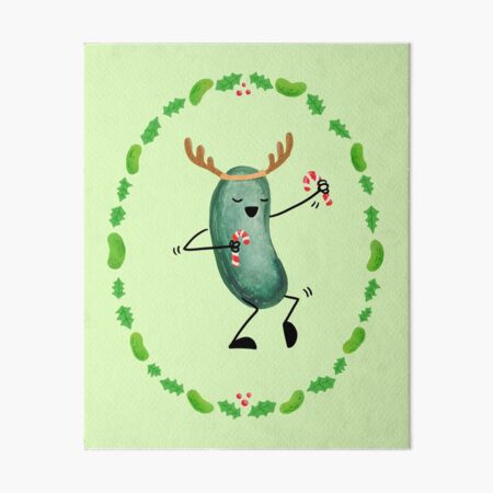 Item preview, Christmas Pickle #5 Reindeer Dance! designed and sold by littleclyde.