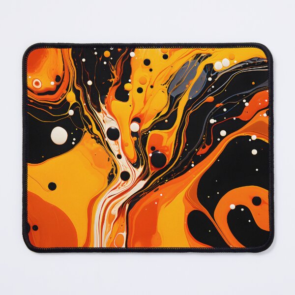 Item preview, Vivid Orange Fluid Dynamics Abstract designed and sold by VectorPlace.