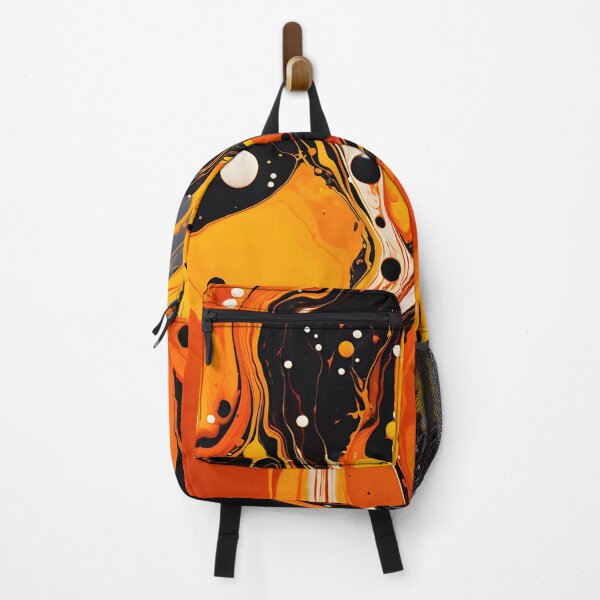 Item preview, Vivid Orange Fluid Dynamics Abstract designed and sold by VectorPlace.