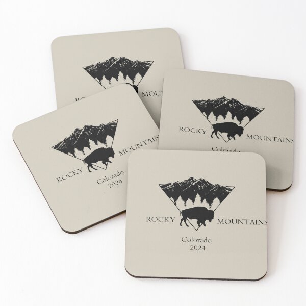 Item preview, Rocky Mountains National Park Vintage Design Colorado designed and sold by WanderQuestCo.