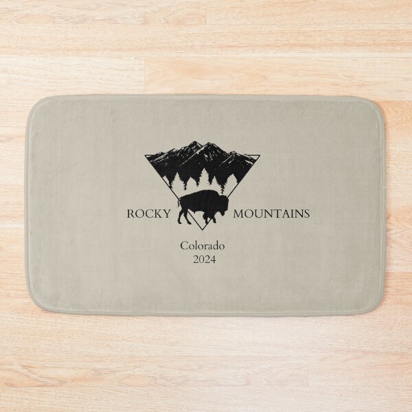 Aperçu de l'œuvre Parc National des Montagnes Rocheuses Design Vintage Colorado créée et vendue par WanderQuestCo.