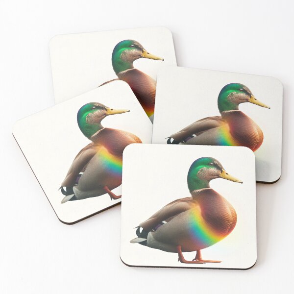 Item preview, Rainbow luminous mallard duck 3, Animal designed and sold by RAINBOWGLASS.